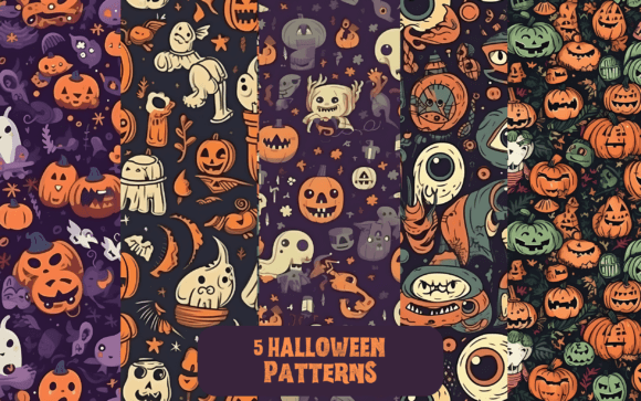 Download Halloween Patterns and Backgrounds - Patterns Collection