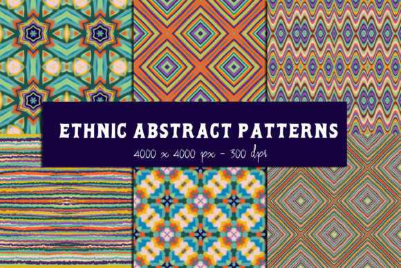 Download Ethnic Abstract Seamless Patterns - Patterns Collection