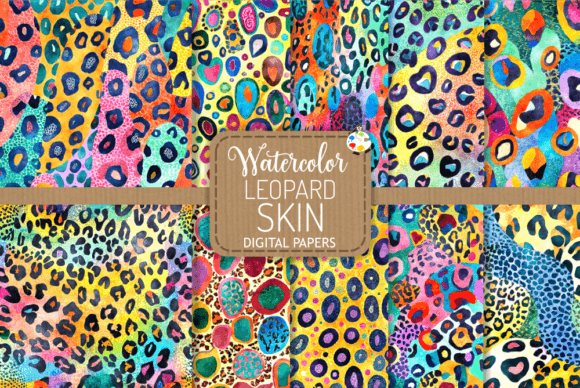 Download Funky Leopard Skin Background Patterns - Patterns Collection