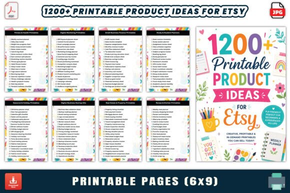 Download 1200+ Printable Product Ideas for Etsy - Etsy Collection