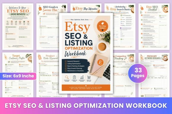 Download Etsy SEO &amp; Listing Optimization Workbook - Etsy Collection
