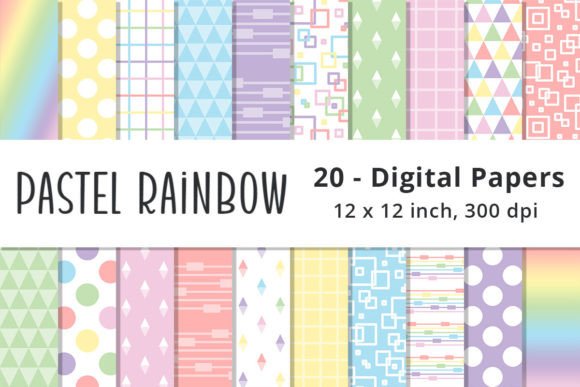 Download Pastel Rainbow Color Background Patterns - Patterns Collection