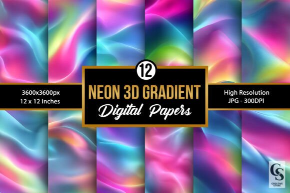 Download Neon Gradient Background Patterns - Patterns Collection