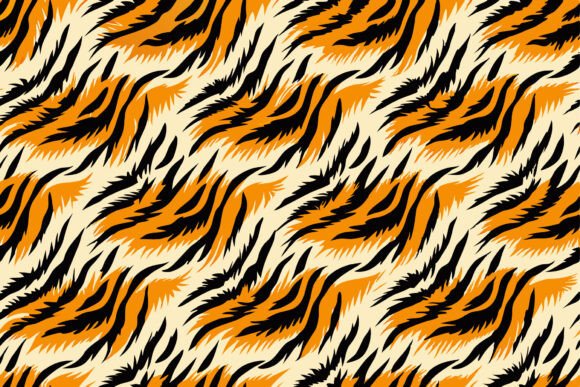 Download SVG Tiger Print Texture Seamless Pattern - Texture Collection