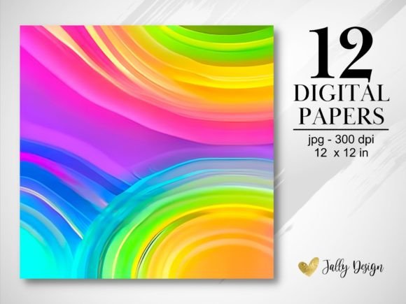 Download Vivid Rainbow Abstract Textures Paper - Texture Collection