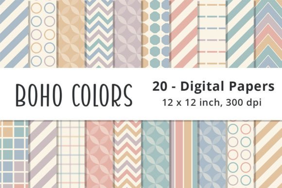 Download Pastel Boho Colors Background Patterns - Patterns Collection