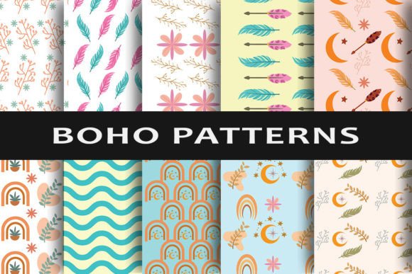 Download Boho Aztec Digital Papers Patterns - Patterns Collection