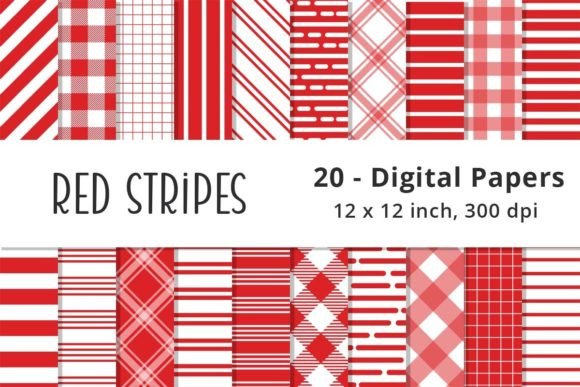 Download Red Stripes Background Digital Papers - Stripes background Collection