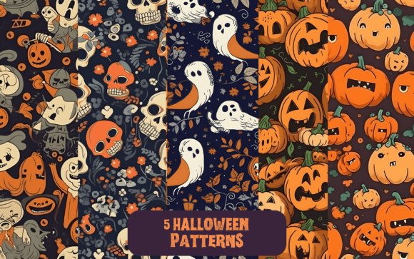 Download Halloween Patterns and Backgrounds - Patterns Collection