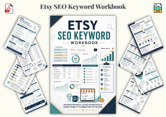 Download Etsy SEO Keyword Workbook - Etsy Collection