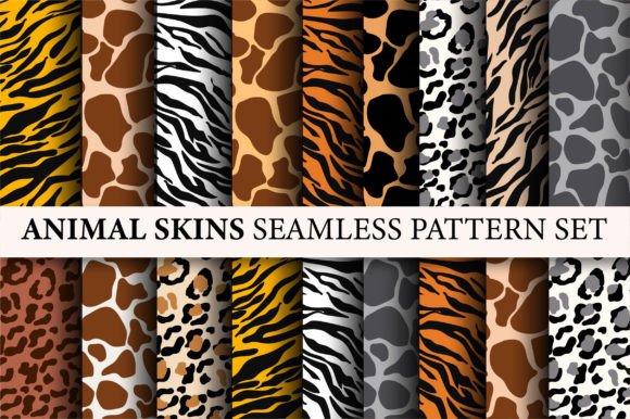 Download Animal Skin Texture Digital Paper Set - Texture Collection