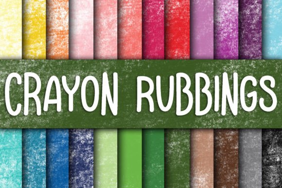 Download Crayon Rubbings Digital Paper Textures - Texture Collection