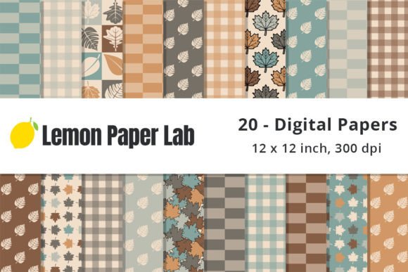 Download Brown and Grey Leaf Background Patterns - Patterns Collection